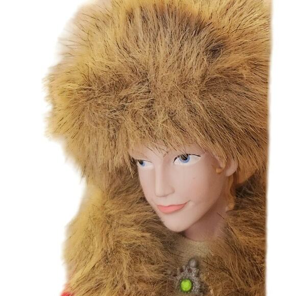 2008 R.L. Rhein for Silvestri by Demdaco Red Angel Tree Topper EUC - Picture 5 of 8